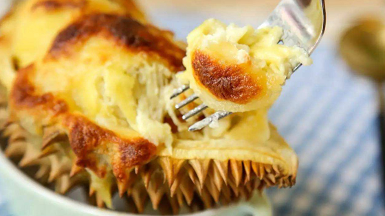 Have you ever eaten baked Durian? You can also roast it easily at home.