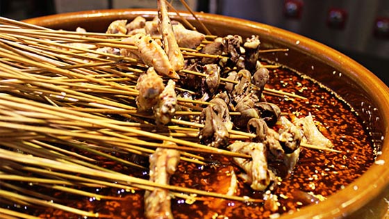 When you arrive in Chengdu, you must taste this featuring food  here.