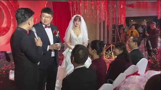Do you know Chinese wedding? It is really funny. Those funny wedding scenes. Have you attend chinese