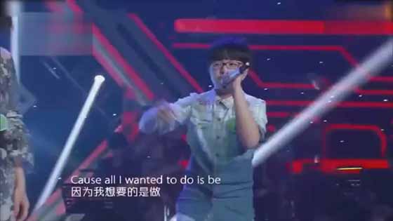 13-year-old Qian Zhengyi and Shang Wenyi on the same stage singing, rap stunned judges