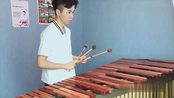  Marimba xylophone playing Jay Chou's Blue and White Porcelain