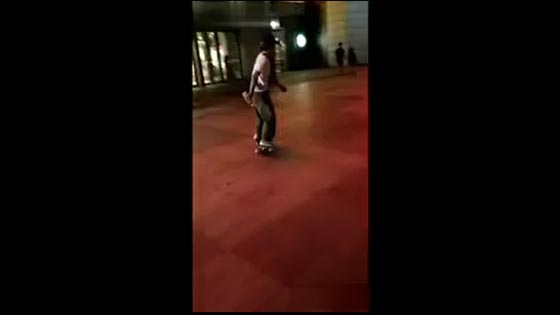 Hilarious video 10 When you are free to skateboard, suddenly a dog is pulled out