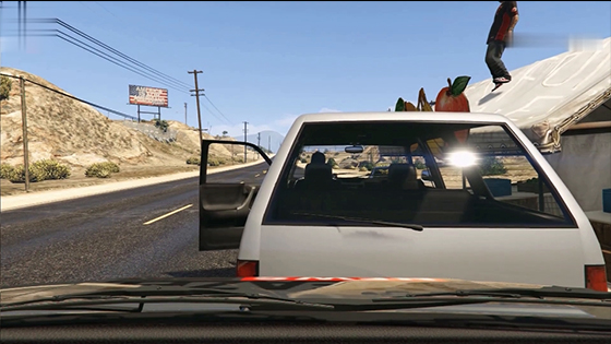 Grand Theft Auto 5 real traffic accidents: civilized driving, obey the traffic rules. Do you have an