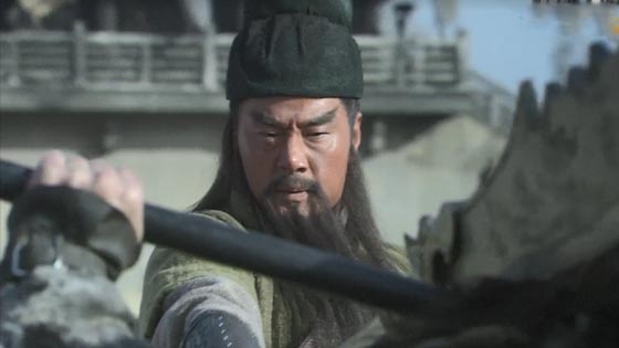 Chinese Wu Sheng Guan Yu fame battle, a smashing enemy