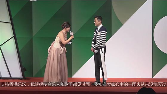 Louis Koo talks about the music award: the biggest significance is to support the Hong Kong music sc