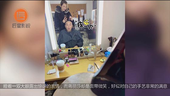 Jiang Lisha shaved her head for Chen Haomin, and the sun-certified photo was a dinosaur egg.