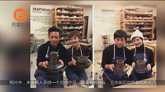 Deng Chao and Sun Li took a group photo comparison three years ago, confidently calling "young.