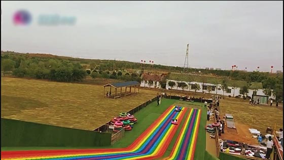 China rainbow slide: A hottsest video rainbow slide in the Tik Tok. A rainbow slide that shakes the 