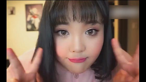 See how the meaty girl makeup becomes the goddess of kawaii, and sure enough there are no ugly women