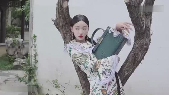 Wu Jingyan impression of gardens,is she still our impression of the Imperial concubine?