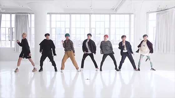 Korean popular young and handsome men group Bulletproof Boy Scouts new song "Boy With Luv" MV breaks YouTube record.