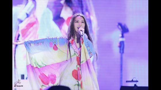 Gao Xiong ChunNa Music Festival: HeBe Tian Fuzhen wears a color bed sheet to sing "Lifetime Events"