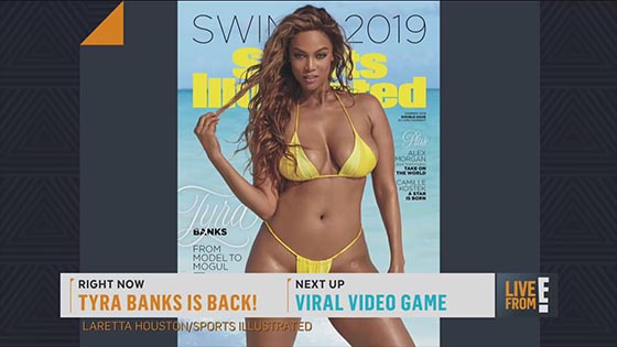 1  45 years old Tyra Banks Comes Out of Model Retirement.