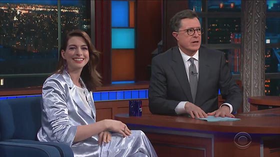 1  Anne Hathaway Comes Face To Face With Her Obsession Ru Paul.