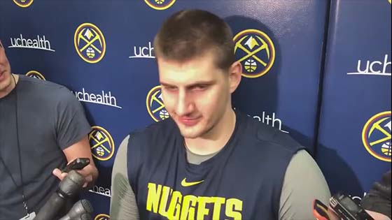 1  Nikola Jokic talks about the playoffs: the playoffs and the regular season are all games, it should be no different.