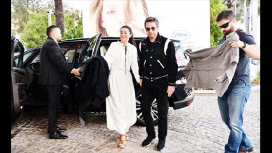 53-year-old Gong Li remarried 71-year-old French musician Cannes intimate pick-up