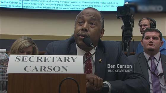 "REO" with "Oreo"? Housing Secretary Ben Carson confuses real estate term.
