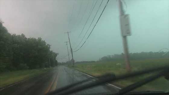Tornado warning Bucks County: Causing Damage, Power Outages.