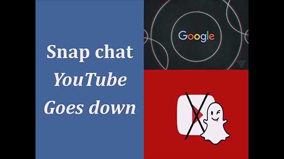 Snapchat down? Google recovers from outage that took down YouTube network issue.