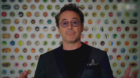 Robert Downey Jr. loves you 3247 times, loves you all the time, the most gentle iron   man!