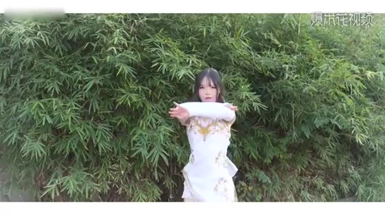 The scenes are picturesque and the long-legged sister dances the ancient song "Falling Flowers"