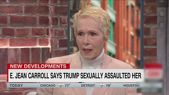 Trump again denies E. Jean Carroll sexual misconduct allegation.