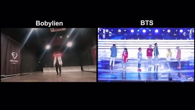 [Bobylien] Bombproof BTS-Mic Drop dance teaching mirror decomposition video