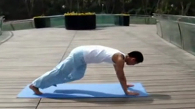 Streaming Yoga Slimming teaching video, really thin oh!