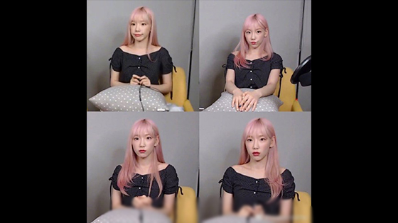 When Taeyeon play PUBG, I was afraid that the fans would not see the face, and they always straightened their waist phones and played them up.