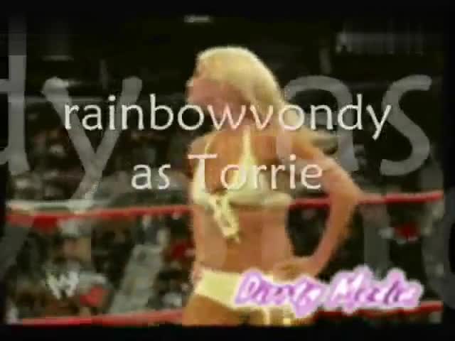 WWE blonde beauty with fragrant lips, vague lips and flirtatious kisses