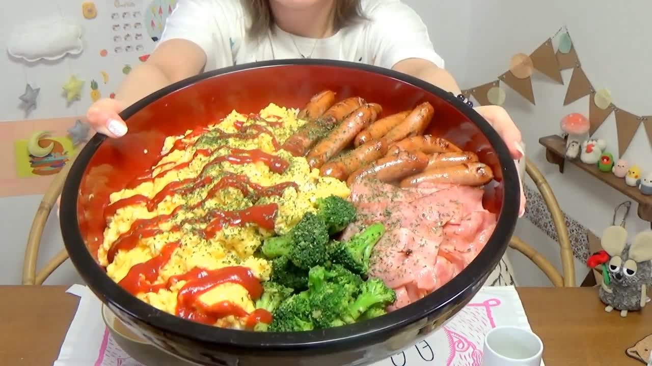 [Miss Japan Daweiwang Accelerated Edition] Miss Japan, Daily 5kg Sausage Egg Cover Pouring Rice (> =)