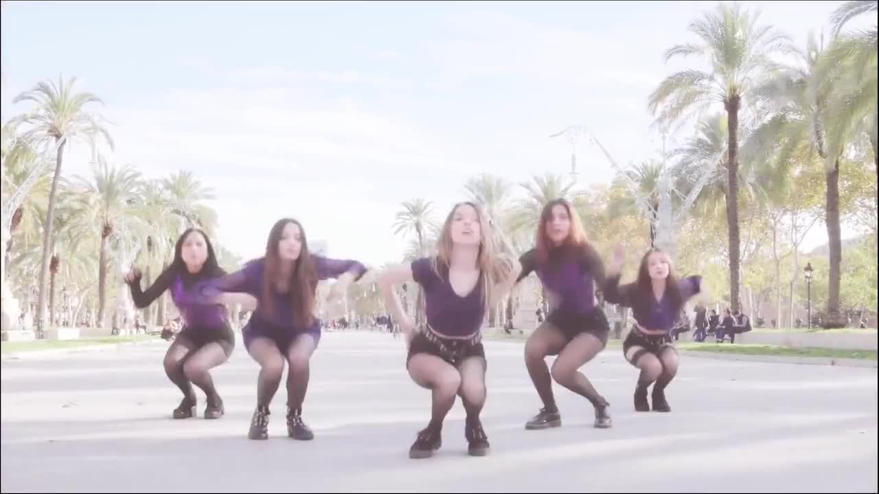 Barcelona Beauty BESTINY Street Dance Imitates PRODUCE48 "RUMOR"