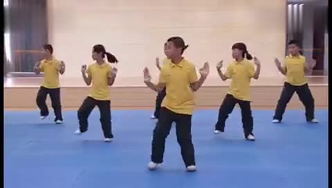 Video of Five Zuquan Primary School Students'Fitness Exercise Teaching in South Shaolin, Quanzhou