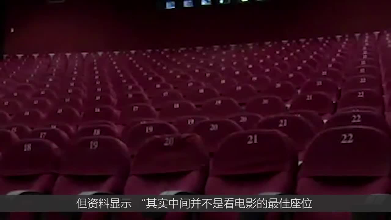 How to choose a seat for a movie? They all like middle seats, but they are also the most eye-hurting seats.