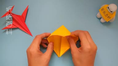 Handmade origami video tutorial very beautiful airplane origami can be made with only one piece of paper