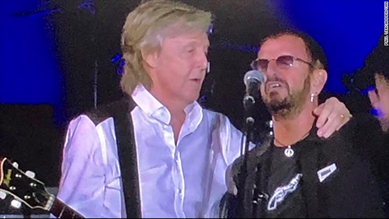 Show paul mccartney 2019，Paul McCartney & Ringo Starr Perform Band's Classic Hits Together at L.A. Concert