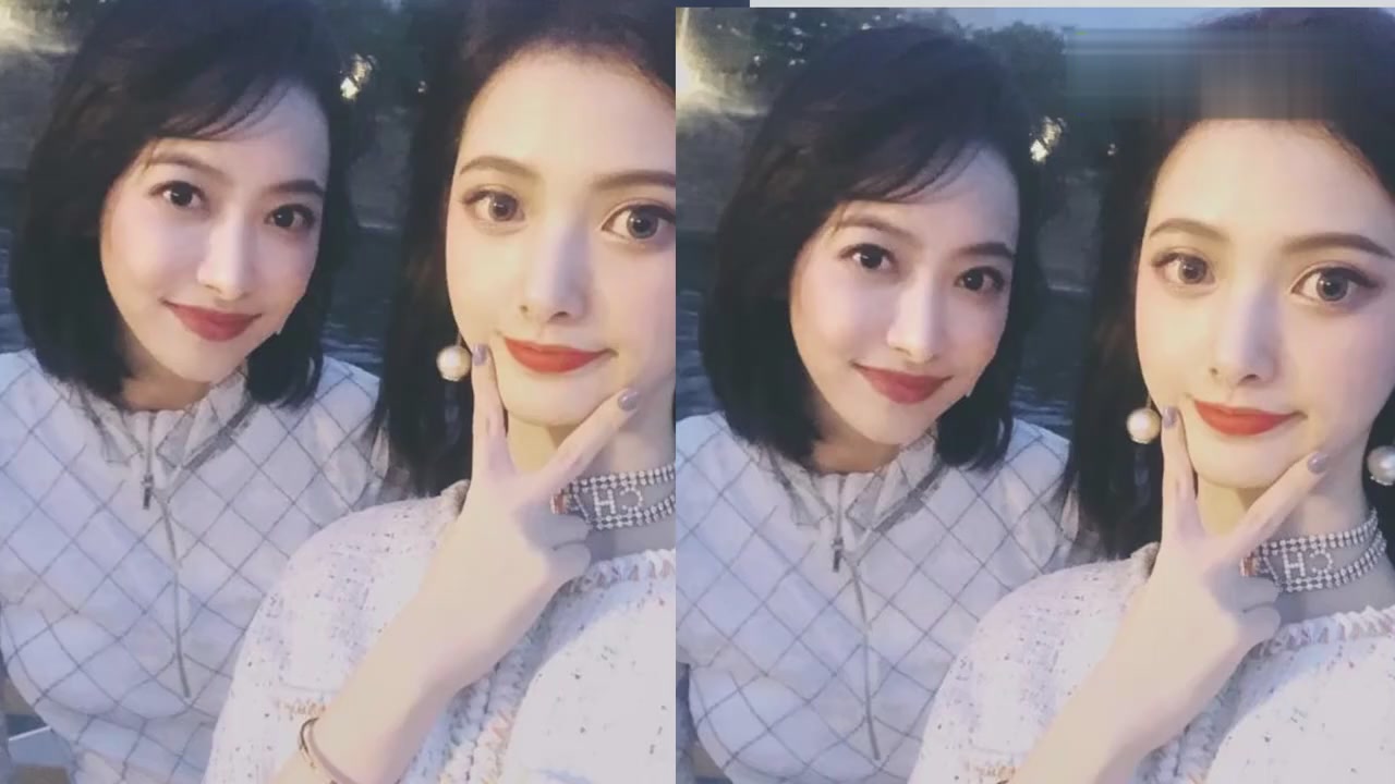 Two goddesses of China and Japan,Victoria Song and Kimura Takuya daughter Kwangxi Kimura, were photographed together in Paris.