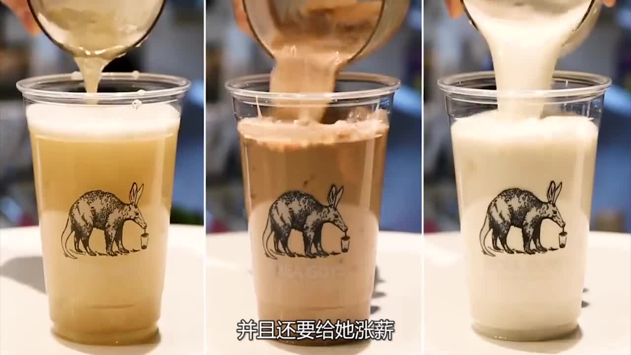 Beautiful women can't stop drinking milk tea every day, resign to open milk tea shop, drink a meal every day and gain more than ten kilograms.
