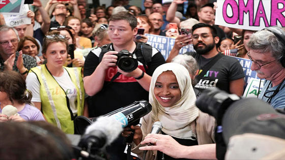 Trump, Send her back. Ilhan Omar returns to Minnesota district.