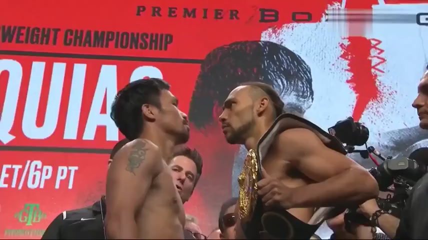 As soon as the war broke out, Pacquiao VS Thurman weighed and ended the glare between the two sides
