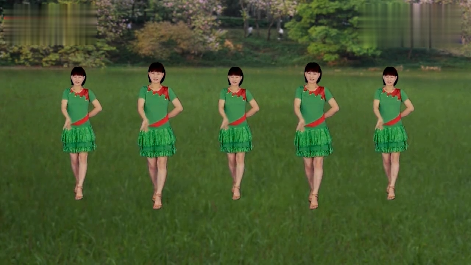 Square Dance "Double Flying Butterflies" original beautiful and lovely step by step decomposition
