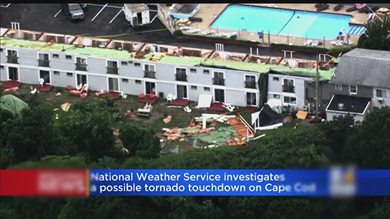 Cape Cod Suffers EF1 Tornado: Causing 'Extensive Damage'.
