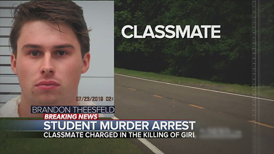 Brandon Theesfeld Suspect In Murder Of Ole Miss Student Ally Kostial.
