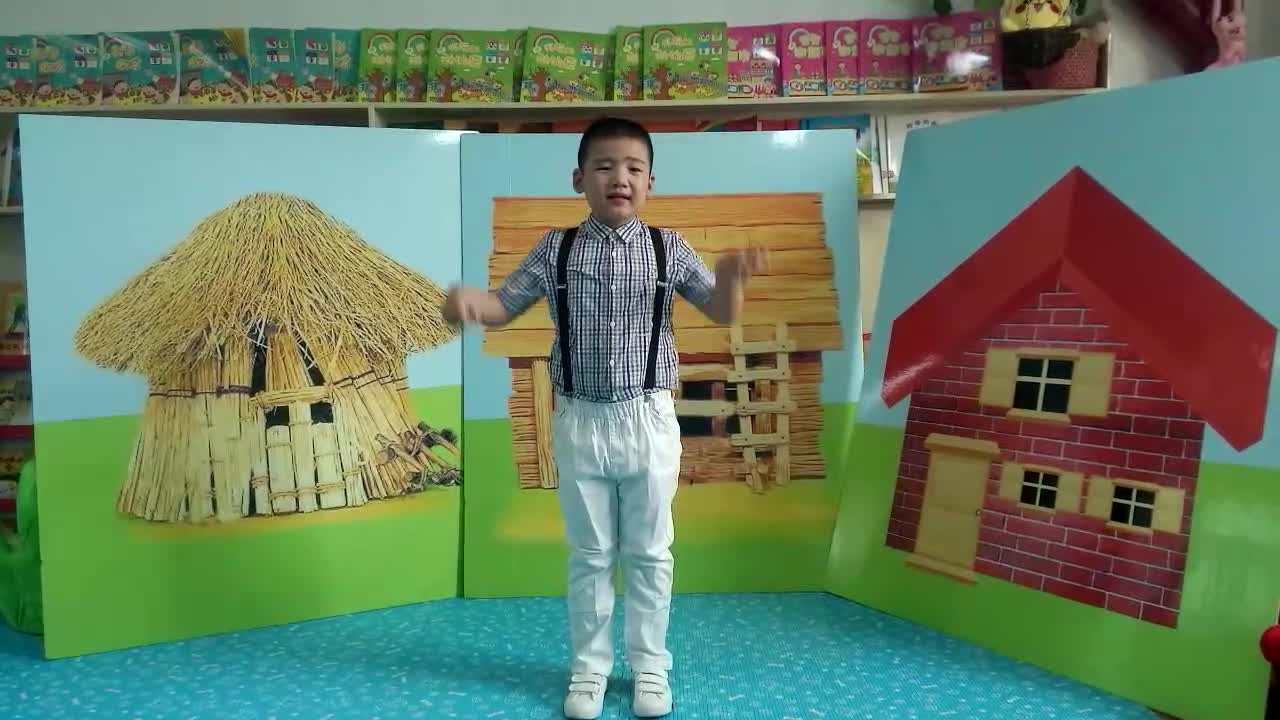Kindergarten Story King Competition Show: "Three Piglets Build a House"