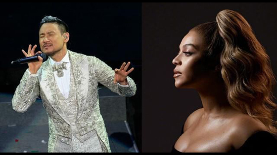 Jacky Cheung and Beyonce sing the King lion together, listening now!