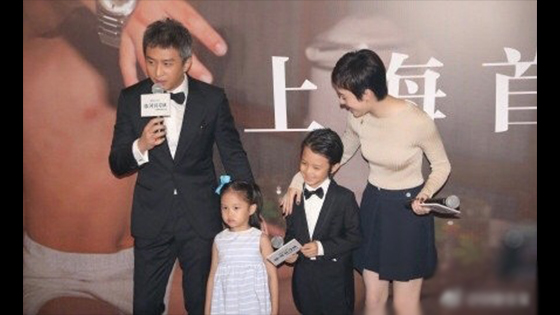 Deng Chao daughter and son suspect he is a Fugitive because of his new movie.