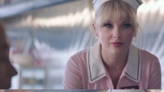 Taylor Swift's latest Capital One bank card advertisement.