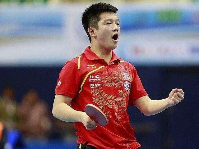 Fan Zhendong defending champion, see how he practices with Ding Ning?
