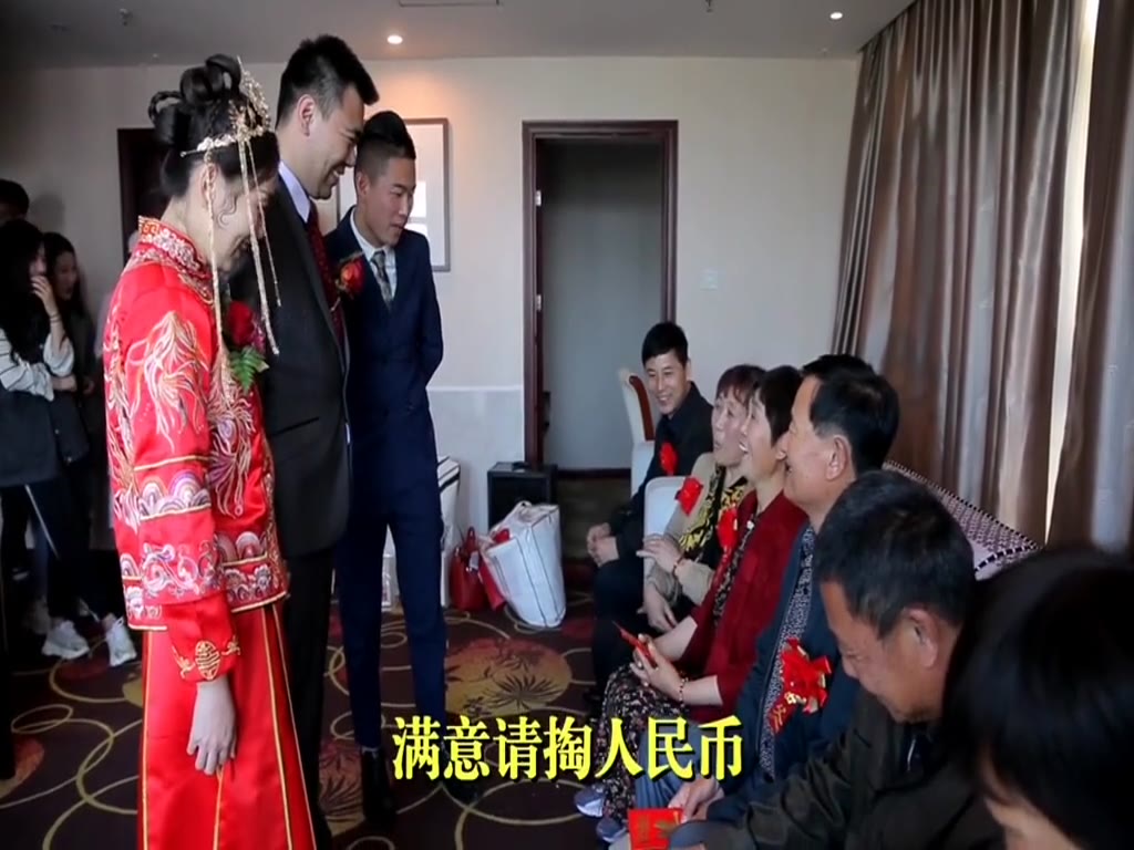 It's interesting for the groom to boast about his mother.