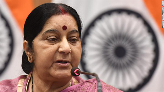 Indian People's Minister And Prolific Orator Sushma Swaraj Dies at 67.